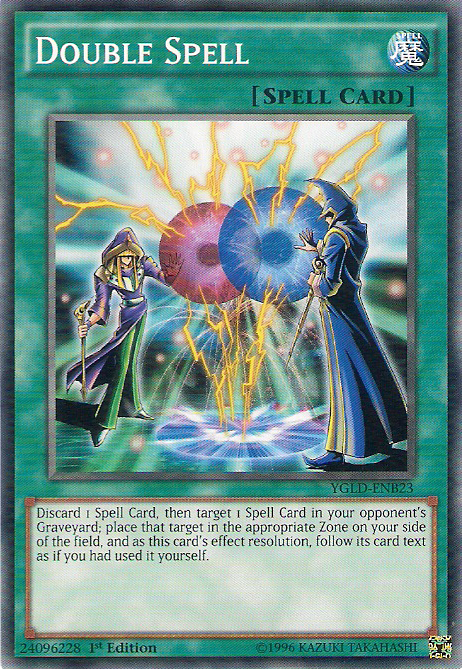 Double Spell [YGLD-ENB23] Common - Card Brawlers | Quebec | Canada | Yu-Gi-Oh!