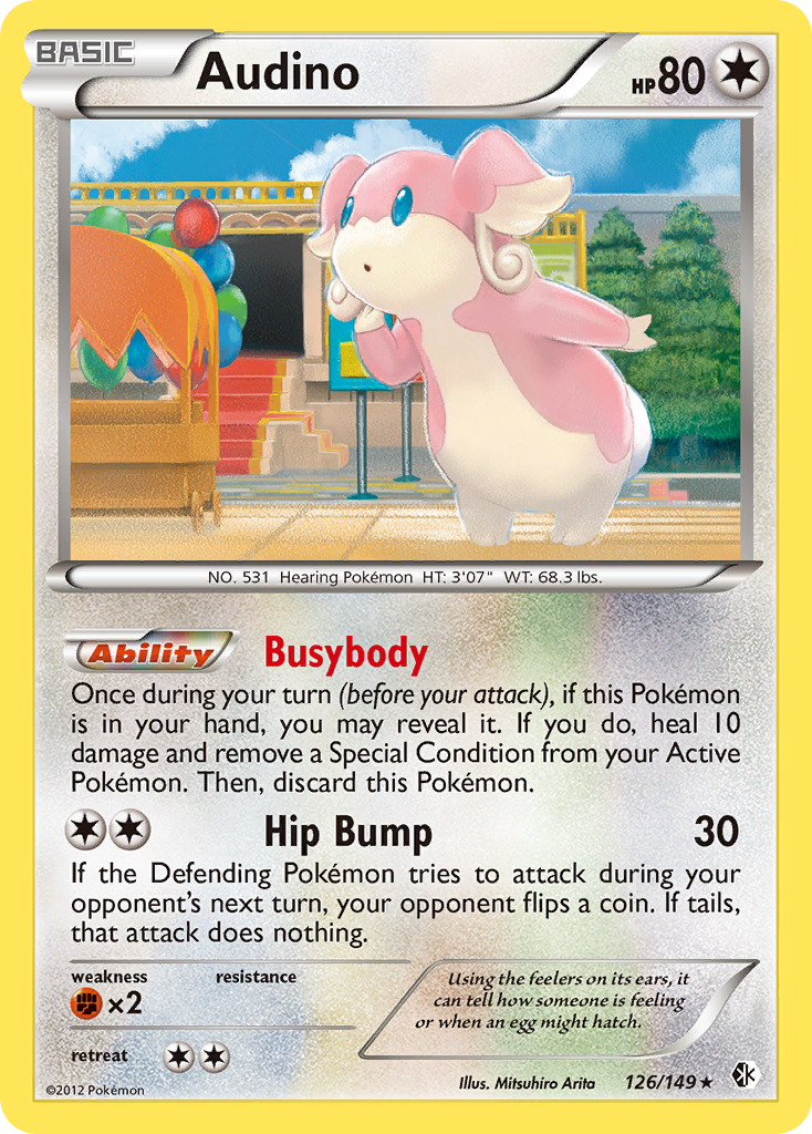 Audino (126/149) [Black & White: Boundaries Crossed] - Card Brawlers | Quebec | Canada | Yu-Gi-Oh!