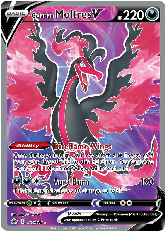 Galarian Moltres V (176/198) [Sword & Shield: Chilling Reign] - Card Brawlers | Quebec | Canada | Yu-Gi-Oh!