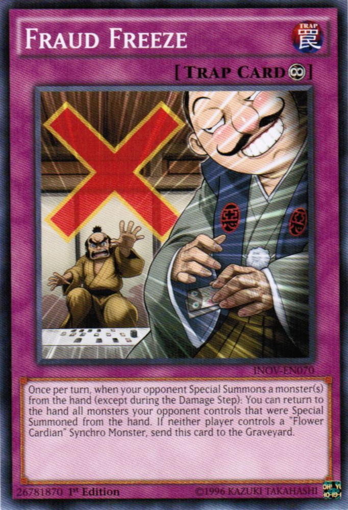 Fraud Freeze [INOV-EN070] Common - Yu-Gi-Oh! - Card Brawlers | Quebec | Canada |