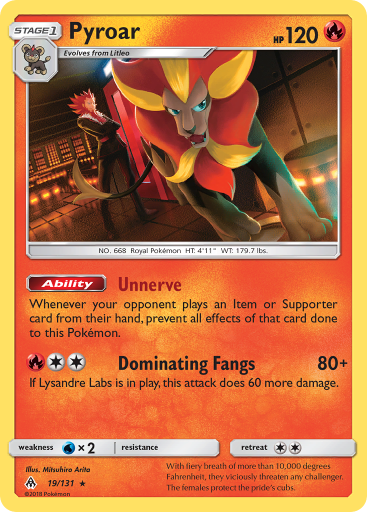 Pyroar (19/131) [Sun & Moon: Forbidden Light] - Card Brawlers | Quebec | Canada | Yu-Gi-Oh!