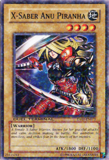 X-Saber Anu Piranha [DT01-EN073] Common - Yu-Gi-Oh! - Card Brawlers | Quebec | Canada |