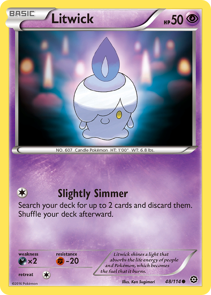 Litwick (48/114) [XY: Steam Siege] - Card Brawlers | Quebec | Canada | Yu-Gi-Oh!