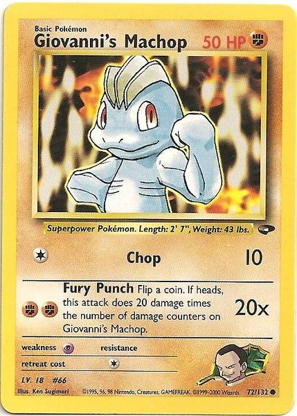 Giovanni's Machop (72/132) [Gym Challenge Unlimited] - Card Brawlers | Quebec | Canada | Yu-Gi-Oh!