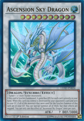 Ascension Sky Dragon [LEHD-ENB34] Ultra Rare - Card Brawlers | Quebec | Canada | Yu-Gi-Oh!