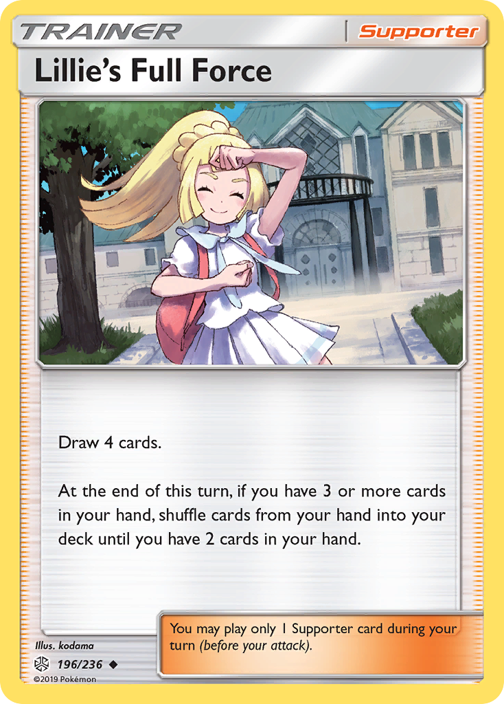 Lillie's Full Force (196/236) [Sun & Moon: Cosmic Eclipse] - Card Brawlers | Quebec | Canada | Yu-Gi-Oh!