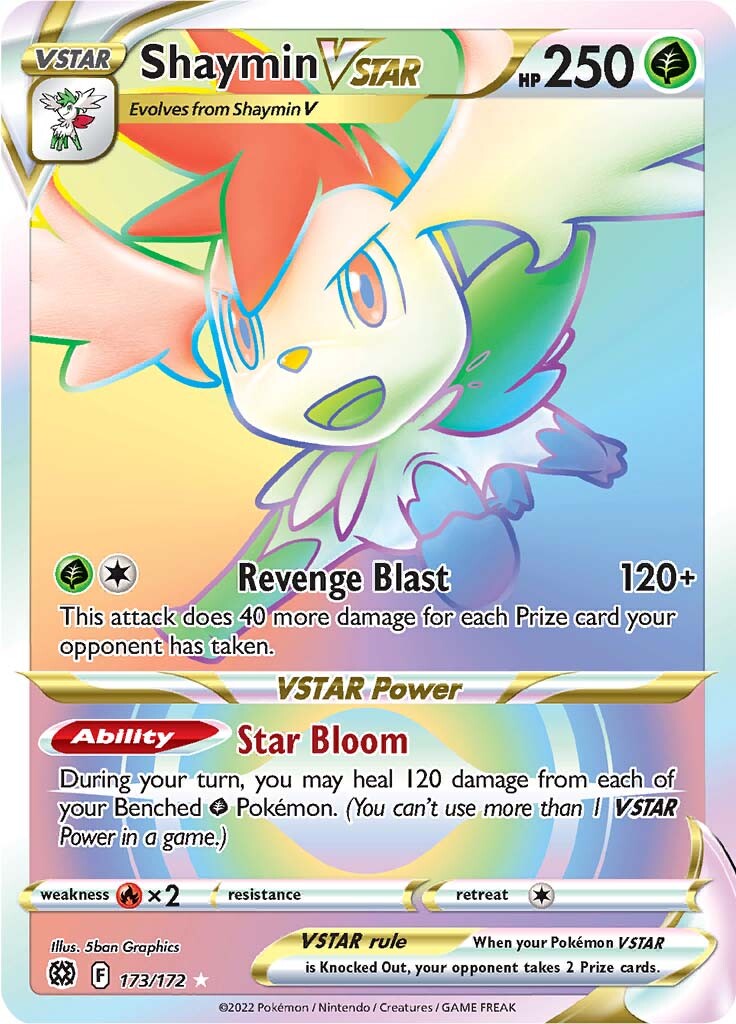 Shaymin VSTAR (173/172) [Sword & Shield: Brilliant Stars] - Card Brawlers | Quebec | Canada | Yu-Gi-Oh!