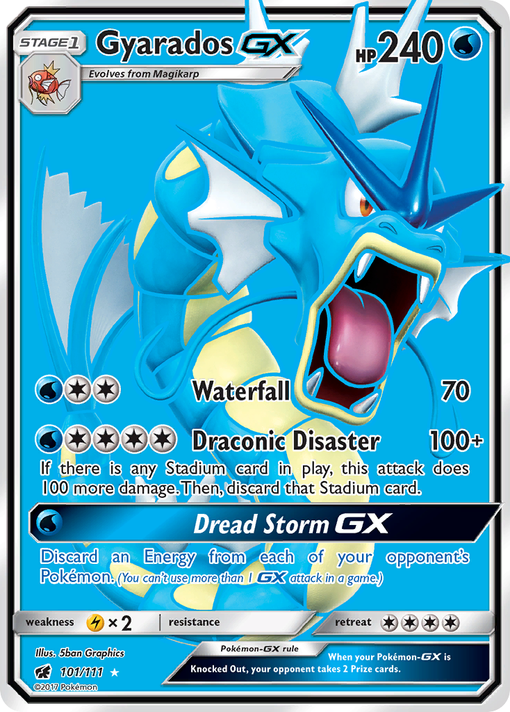 Gyarados GX (101/111) [Sun & Moon: Crimson Invasion] - Card Brawlers | Quebec | Canada | Yu-Gi-Oh!