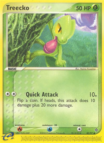 Treecko (80/97) [EX: Dragon] - Card Brawlers | Quebec | Canada | Yu-Gi-Oh!