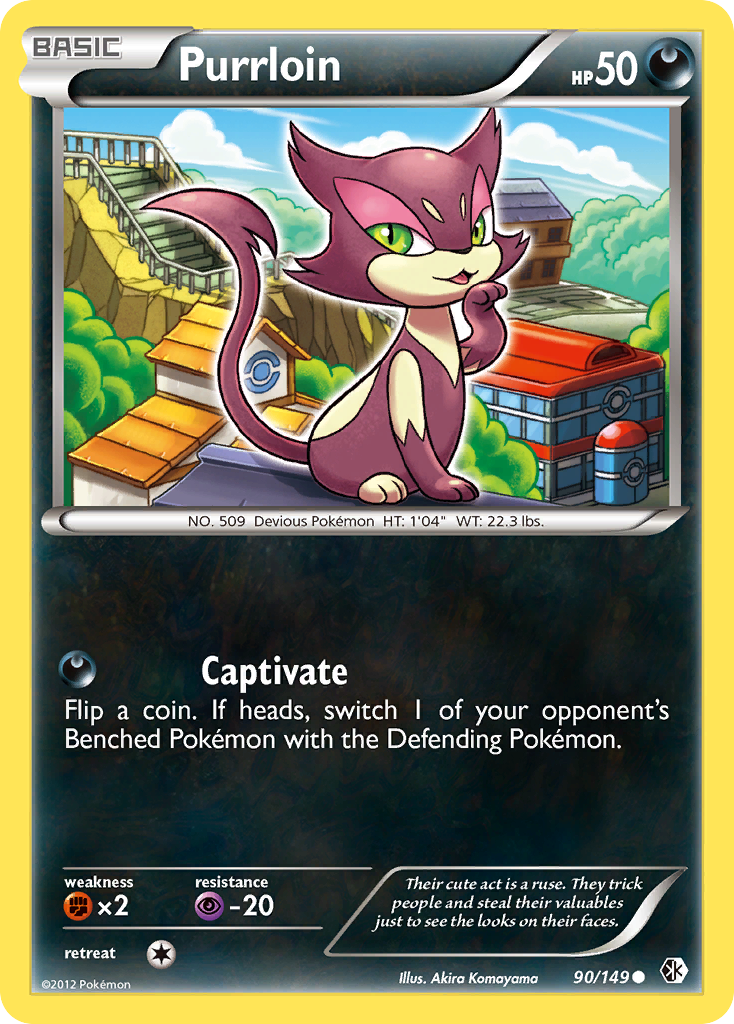 Purrloin (90/149) [Black & White: Boundaries Crossed] - Card Brawlers | Quebec | Canada | Yu-Gi-Oh!