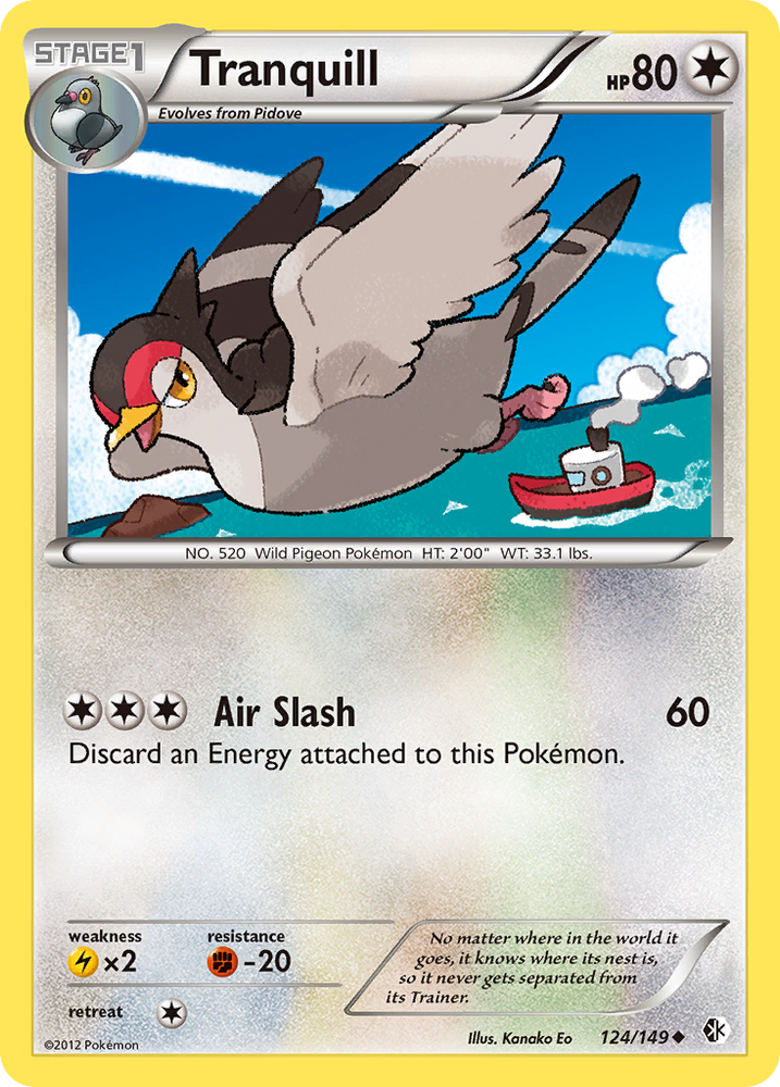 Tranquill (124/149) [Black & White: Boundaries Crossed] - Card Brawlers | Quebec | Canada | Yu-Gi-Oh!