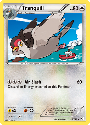 Tranquill (124/149) [Black & White: Boundaries Crossed] - Card Brawlers | Quebec | Canada | Yu-Gi-Oh!