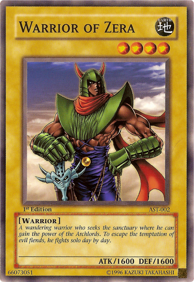 Warrior of Zera [AST-002] Common - Card Brawlers | Quebec | Canada | Yu-Gi-Oh!