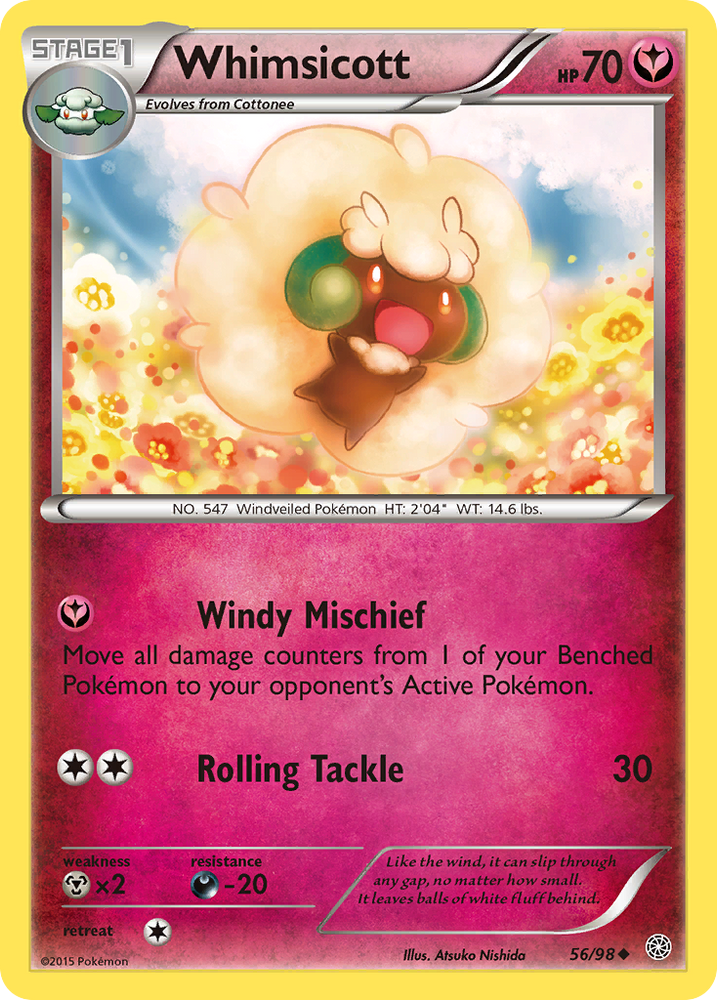 Whimsicott (56/98) [XY: Ancient Origins] - Card Brawlers | Quebec | Canada | Yu-Gi-Oh!