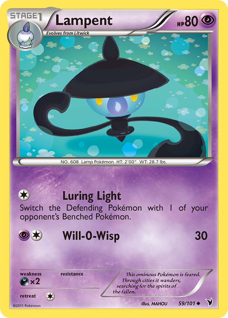 Lampent (59/101) [Black & White: Noble Victories] - Card Brawlers | Quebec | Canada | Yu-Gi-Oh!