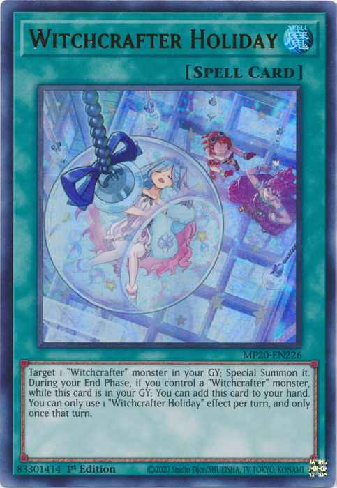 Witchcrafter Holiday [MP20-EN226] Ultra Rare - Card Brawlers | Quebec | Canada | Yu-Gi-Oh!