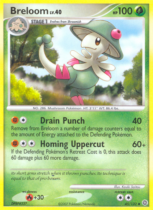 Breloom (45/132) [Diamond & Pearl: Secret Wonders] - Card Brawlers | Quebec | Canada | Yu-Gi-Oh!