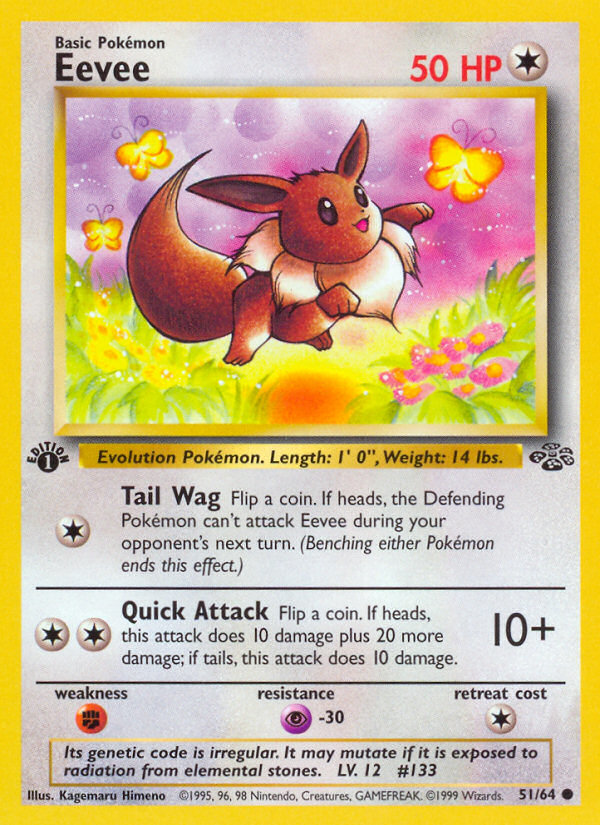 Eevee (51/64) [Jungle 1st Edition] - Card Brawlers | Quebec | Canada | Yu-Gi-Oh!