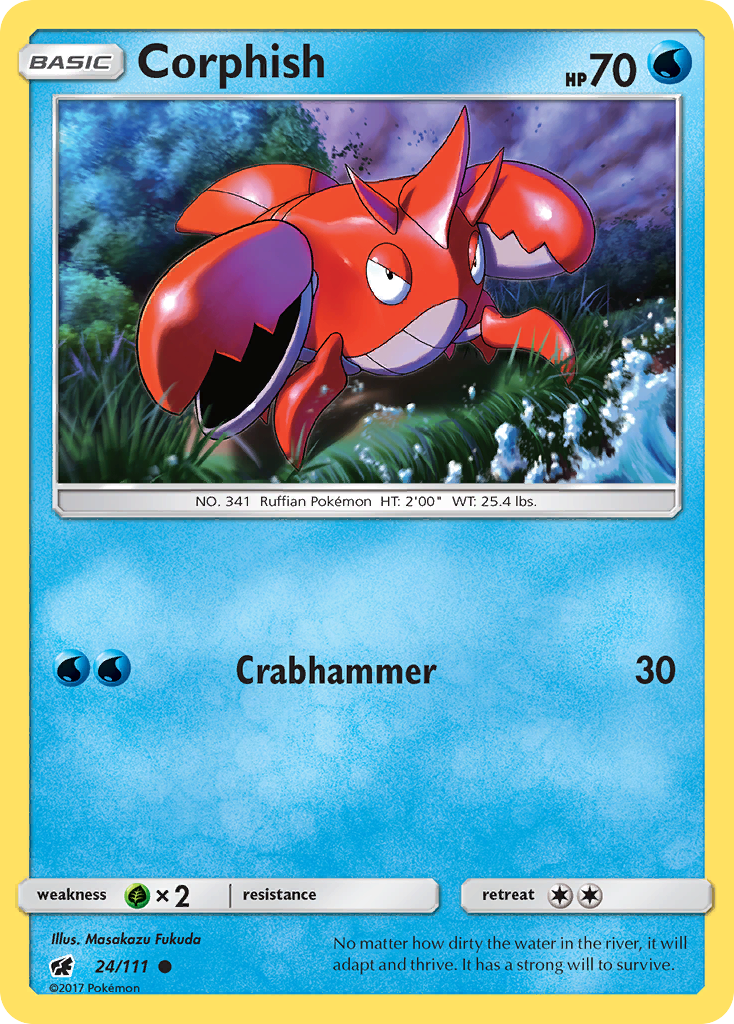 Corphish (24/111) [Sun & Moon: Crimson Invasion] - Card Brawlers | Quebec | Canada | Yu-Gi-Oh!