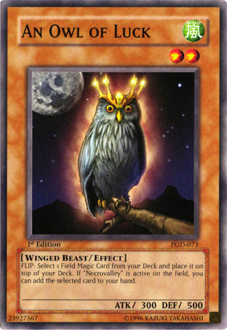 An Owl of Luck [PGD-073] Common - Card Brawlers | Quebec | Canada | Yu-Gi-Oh!
