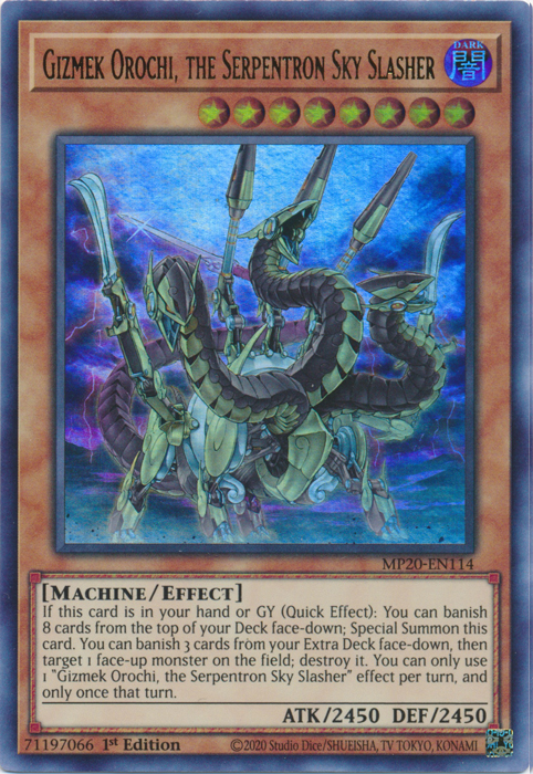 Gizmek Orochi, the Serpentron Sky Slasher [MP20-EN114] Ultra Rare - Card Brawlers | Quebec | Canada | Yu-Gi-Oh!