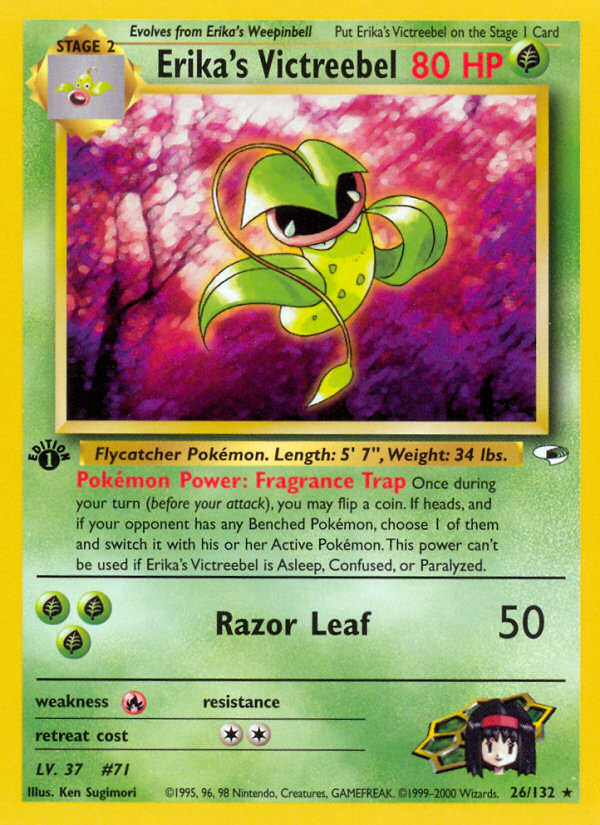 Erika's Victreebel (26/132) [Gym Heroes 1st Edition] - Card Brawlers | Quebec | Canada | Yu-Gi-Oh!
