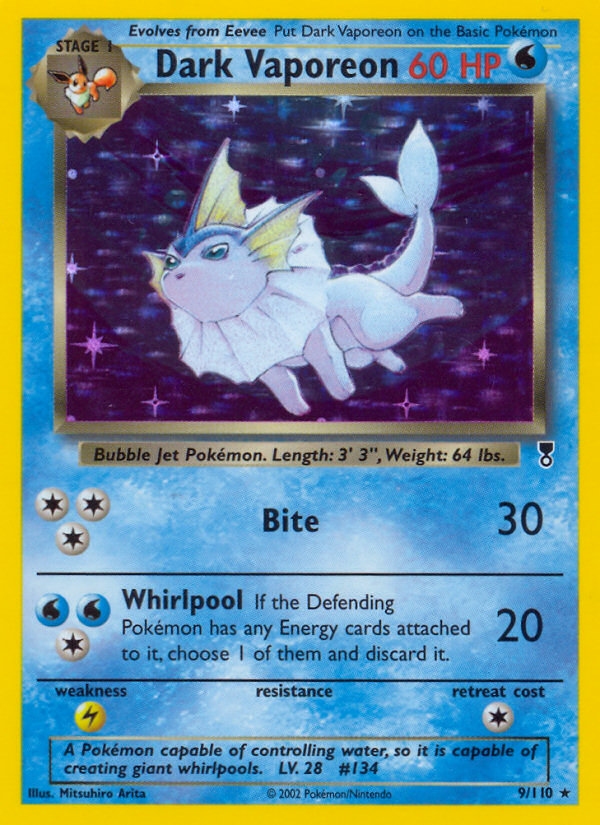 Dark Vaporeon (9/110) [Legendary Collection] - Card Brawlers | Quebec | Canada | Yu-Gi-Oh!