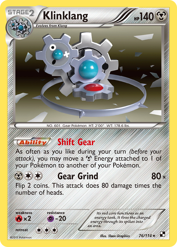 Klinklang (76/114) [Black & White: Base Set] - Card Brawlers | Quebec | Canada | Yu-Gi-Oh!