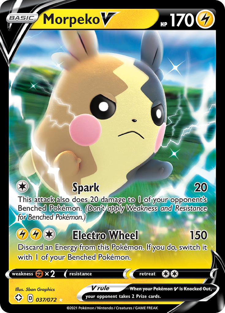 Morpeko V (037/072) [Sword & Shield: Shining Fates] - Card Brawlers | Quebec | Canada | Yu-Gi-Oh!