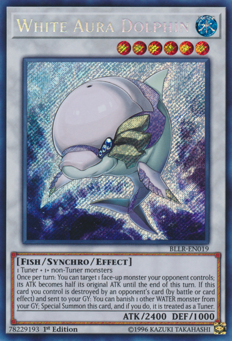 White Aura Dolphin [BLLR-EN019] Secret Rare - Yu-Gi-Oh! - Card Brawlers | Quebec | Canada |