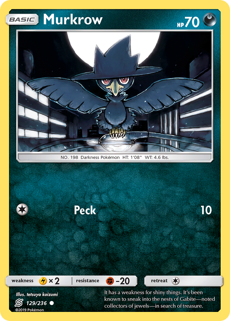 Murkrow (129/236) [Sun & Moon: Unified Minds] - Card Brawlers | Quebec | Canada | Yu-Gi-Oh!