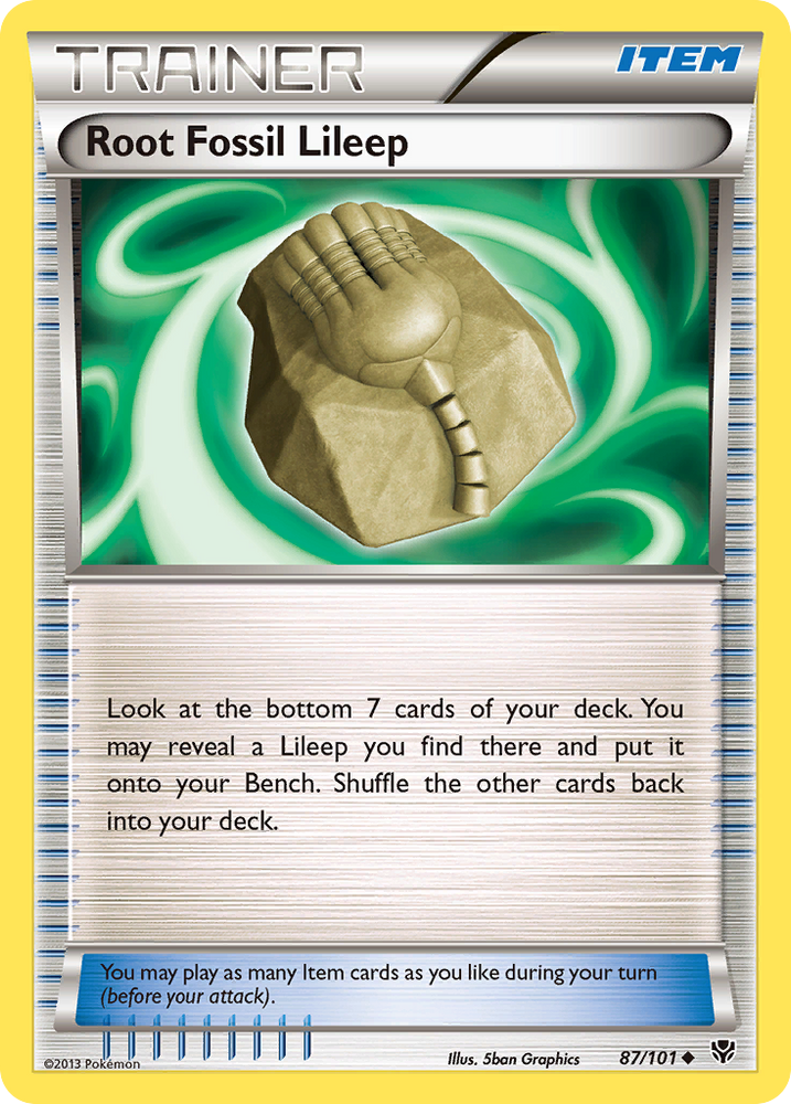 Root Fossil Lileep (87/101) [Black & White: Plasma Blast] - Card Brawlers | Quebec | Canada | Yu-Gi-Oh!