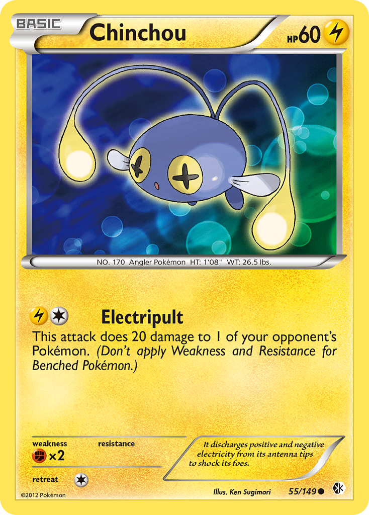 Chinchou (55/149) [Black & White: Boundaries Crossed] - Card Brawlers | Quebec | Canada | Yu-Gi-Oh!