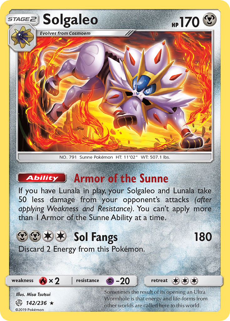 Solgaleo (142/236) [Sun & Moon: Cosmic Eclipse] - Card Brawlers | Quebec | Canada | Yu-Gi-Oh!