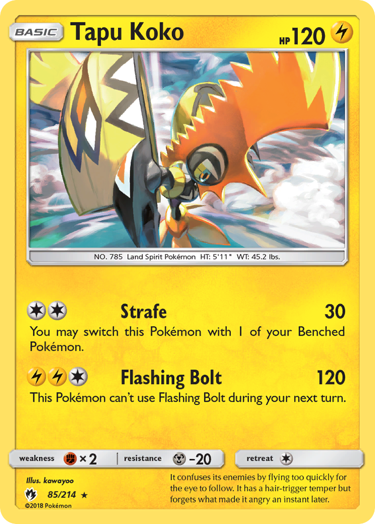 Tapu Koko (85/214) [Sun & Moon: Lost Thunder] - Card Brawlers | Quebec | Canada | Yu-Gi-Oh!