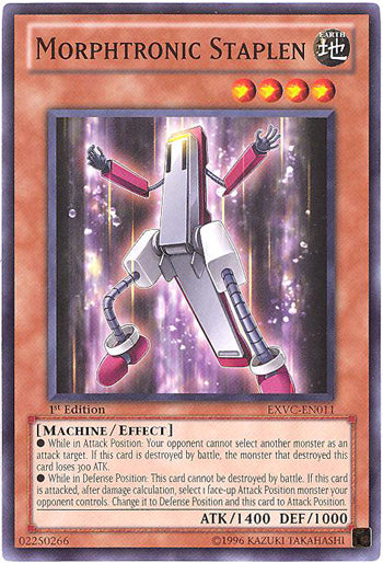 Morphtronic Staplen [EXVC-EN011] Common - Card Brawlers | Quebec | Canada | Yu-Gi-Oh!