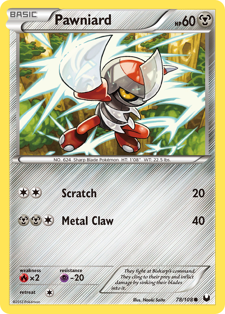 Pawniard (78/108) [Black & White: Dark Explorers] - Card Brawlers | Quebec | Canada | Yu-Gi-Oh!