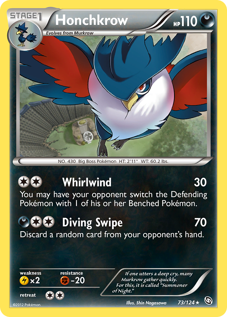 Honchkrow (73/124) [Black & White: Dragons Exalted] - Card Brawlers | Quebec | Canada | Yu-Gi-Oh!