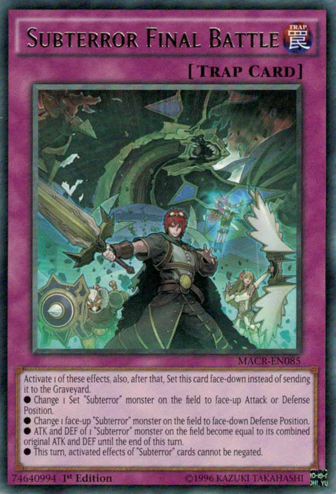 Subterror Final Battle [MACR-EN085] Rare - Yu-Gi-Oh! - Card Brawlers | Quebec | Canada |