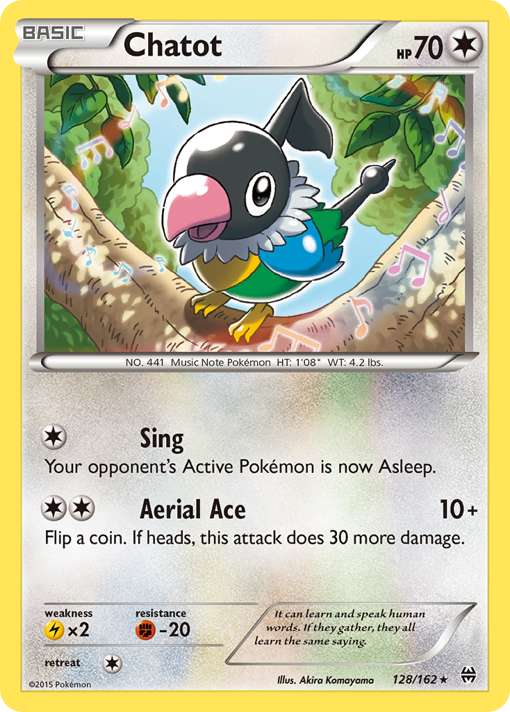 Chatot (128/162) [XY: BREAKthrough] - Card Brawlers | Quebec | Canada | Yu-Gi-Oh!