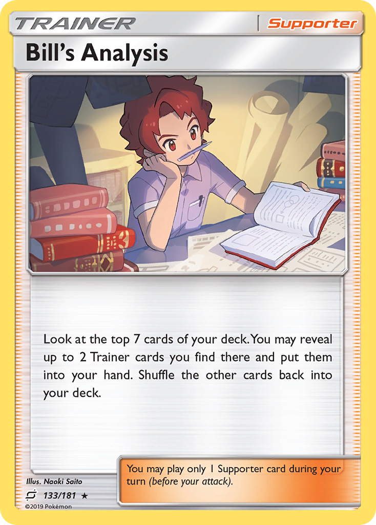 Bill's Analysis (133/181) [Sun & Moon: Team Up] - Card Brawlers | Quebec | Canada | Yu-Gi-Oh!