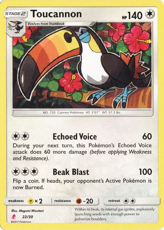 Toucannon (22/30) [Sun & Moon: Trainer Kit - Lycanroc] - Card Brawlers | Quebec | Canada | Yu-Gi-Oh!