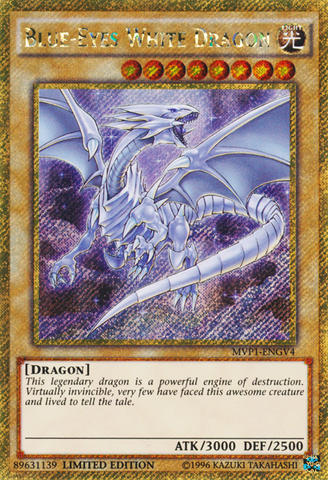 Blue-Eyes White Dragon [MVP1-ENGV4] Gold Secret Rare - Card Brawlers | Quebec | Canada | Yu-Gi-Oh!