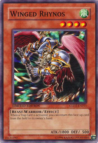 Winged Rhynos [GLD2-EN015] Common - Card Brawlers | Quebec | Canada | Yu-Gi-Oh!