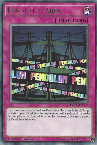 Pendulum Area [DOCS-EN077] Rare - Card Brawlers | Quebec | Canada | Yu-Gi-Oh!