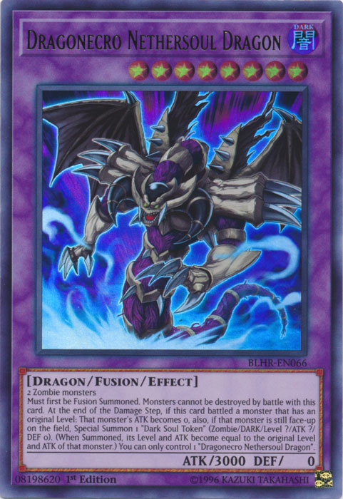 Dragonecro Nethersoul Dragon [BLHR-EN066] Ultra Rare - Card Brawlers | Quebec | Canada | Yu-Gi-Oh!