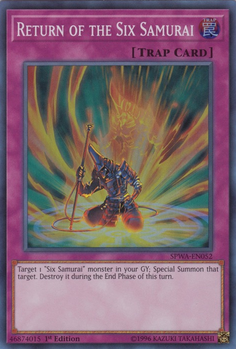 Return of the Six Samurai [SPWA-EN052] Super Rare - Yu-Gi-Oh! - Card Brawlers | Quebec | Canada |