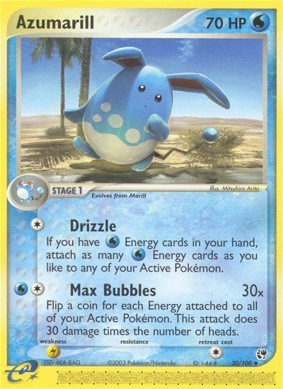 Azumarill (30/100) [EX: Sandstorm] - Card Brawlers | Quebec | Canada | Yu-Gi-Oh!