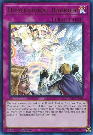 Dimensional Barrier [DUDE-EN048] Ultra Rare - Card Brawlers | Quebec | Canada | Yu-Gi-Oh!