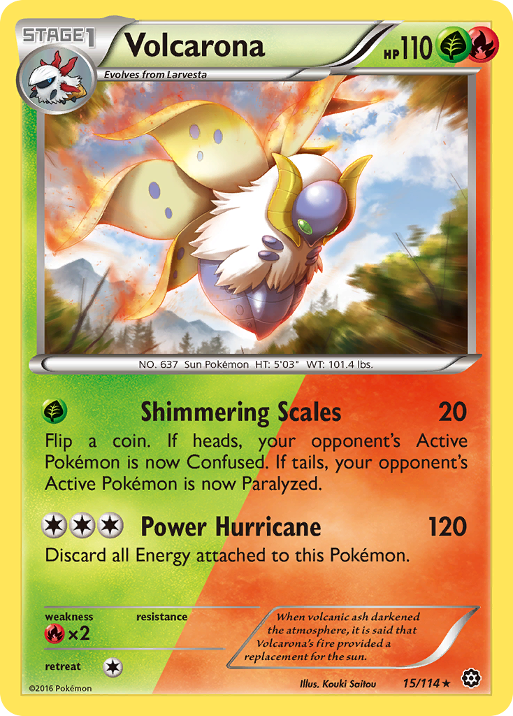 Volcarona (15/114) [XY: Steam Siege] - Card Brawlers | Quebec | Canada | Yu-Gi-Oh!